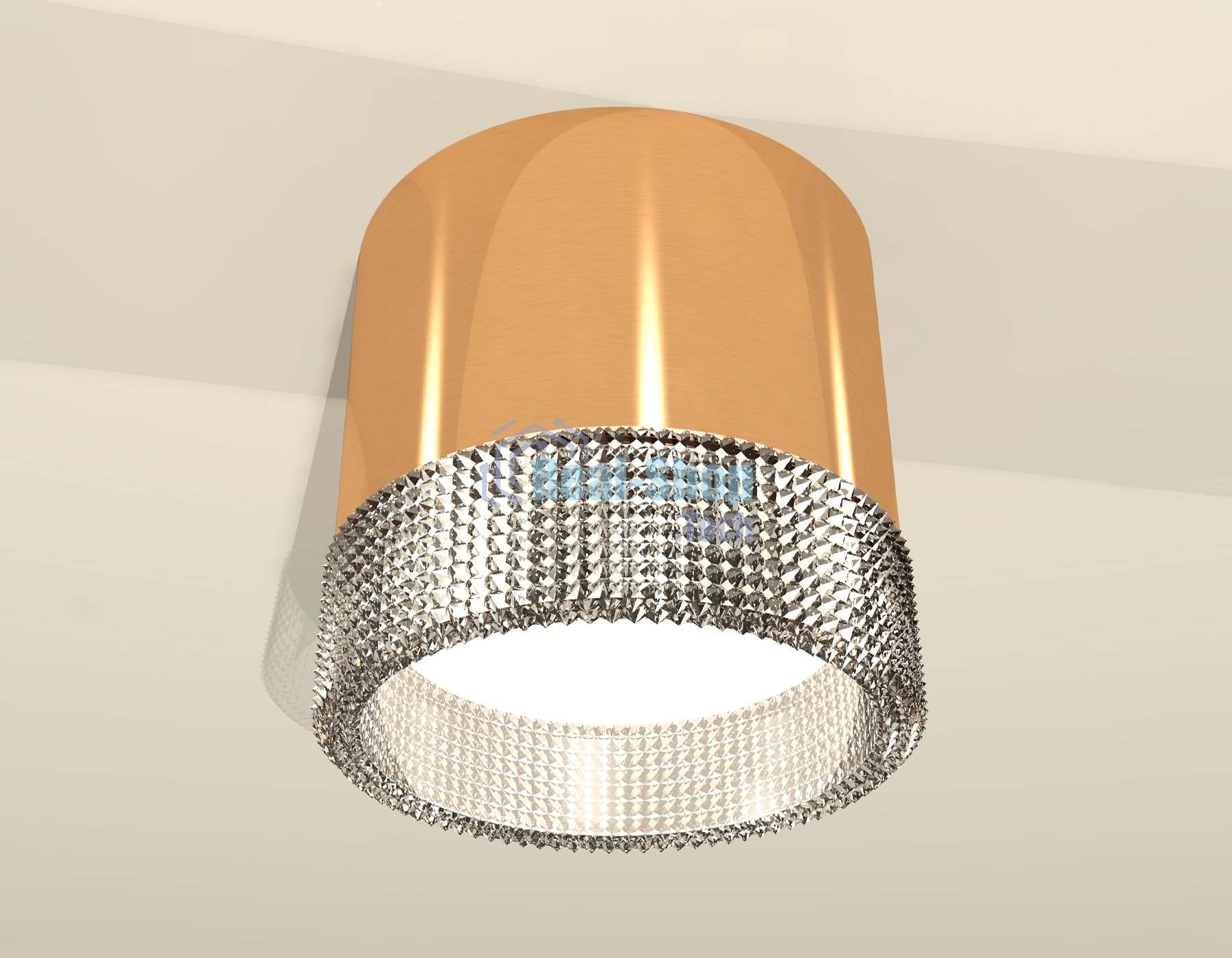 Светильник Ambrella Light XS8121020 PYG/CL золото желтое полированное/прозрачный GX53 (C8121, N8480)