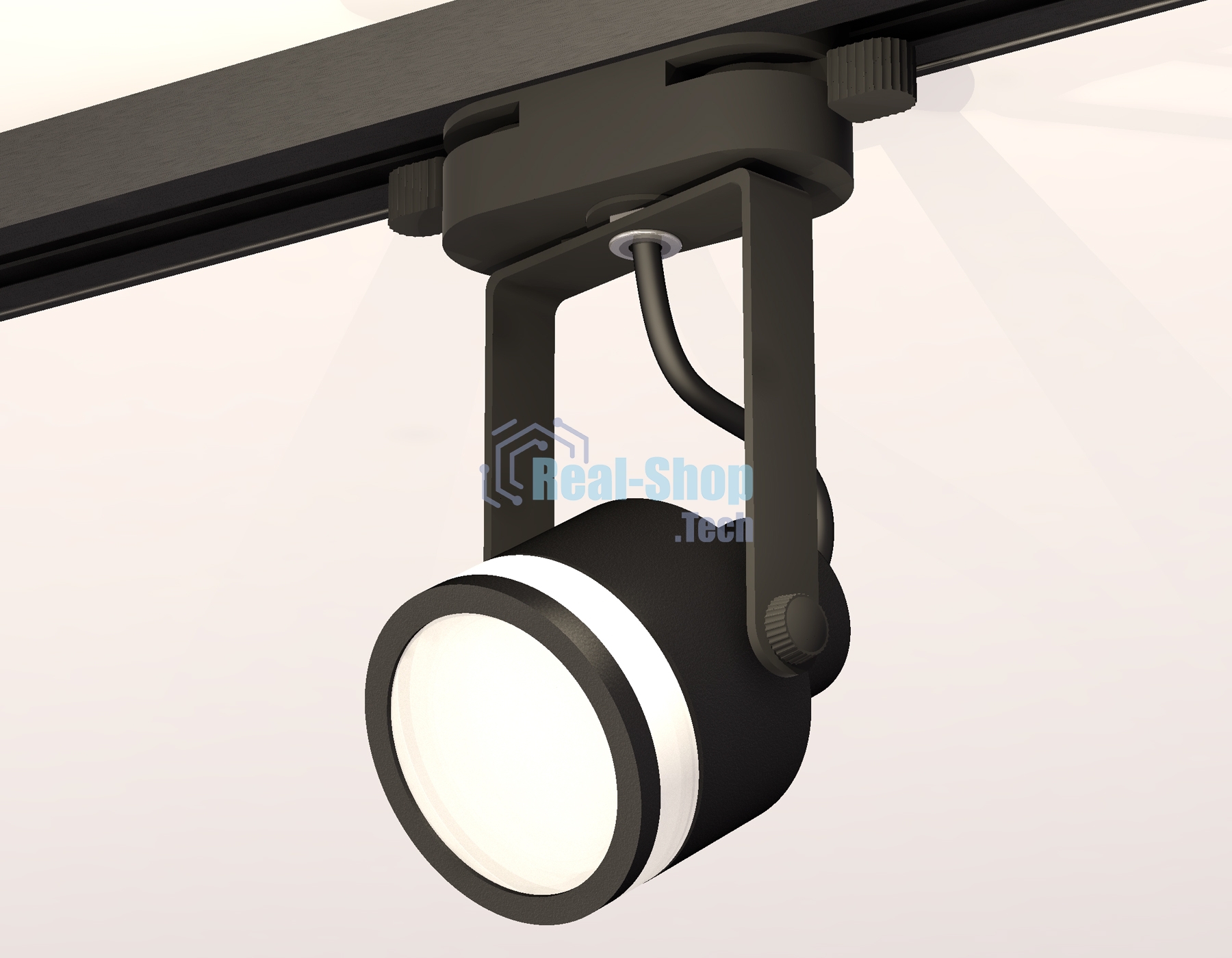 Светильник Ambrella light XT6602080 PBK/SBK/FR черный полированный/черный песок/белый матовый MR16 GU10 (C6602, N6221)
