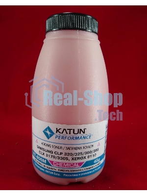 Тонер Samsung CLP 320/325/360/365, CLX 3170/3305, Xerox 6110 magenta, химический (фл.45г.) Katun фас. Россия