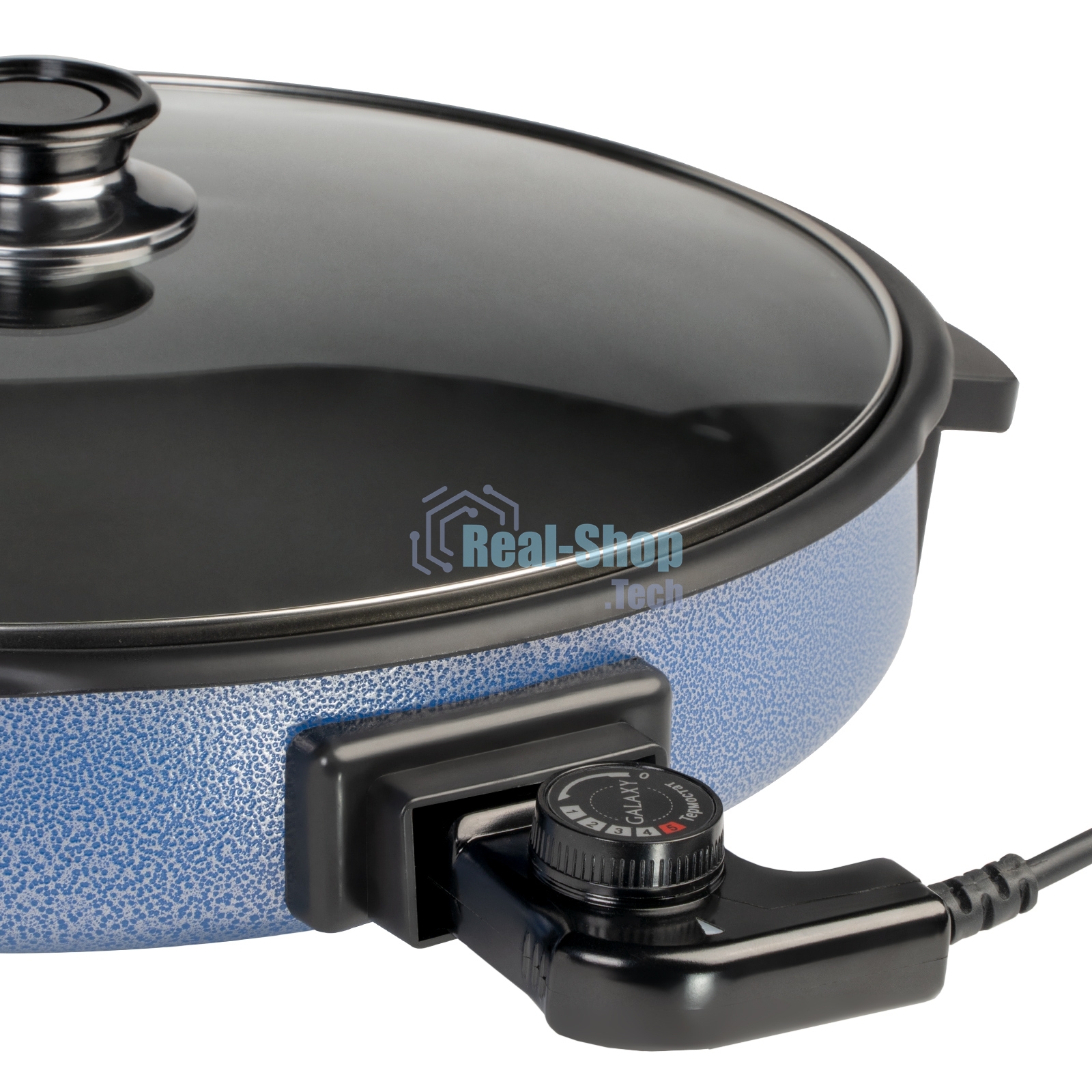 Электросковорода Galaxy Line GL 2663, синий, 1700 Вт, 3 л