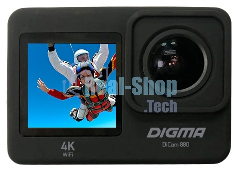 Экшн-камера Digma DiCam 880 черный