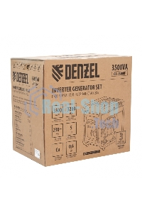 Электрогенератор бензиновый инверторный Denzel GT-3500iF, 3.5 кВт, 97 дБ, 27 кг