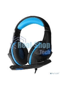 Гарнитура проводная игровая CROWN CMGH-2001 Black&blue