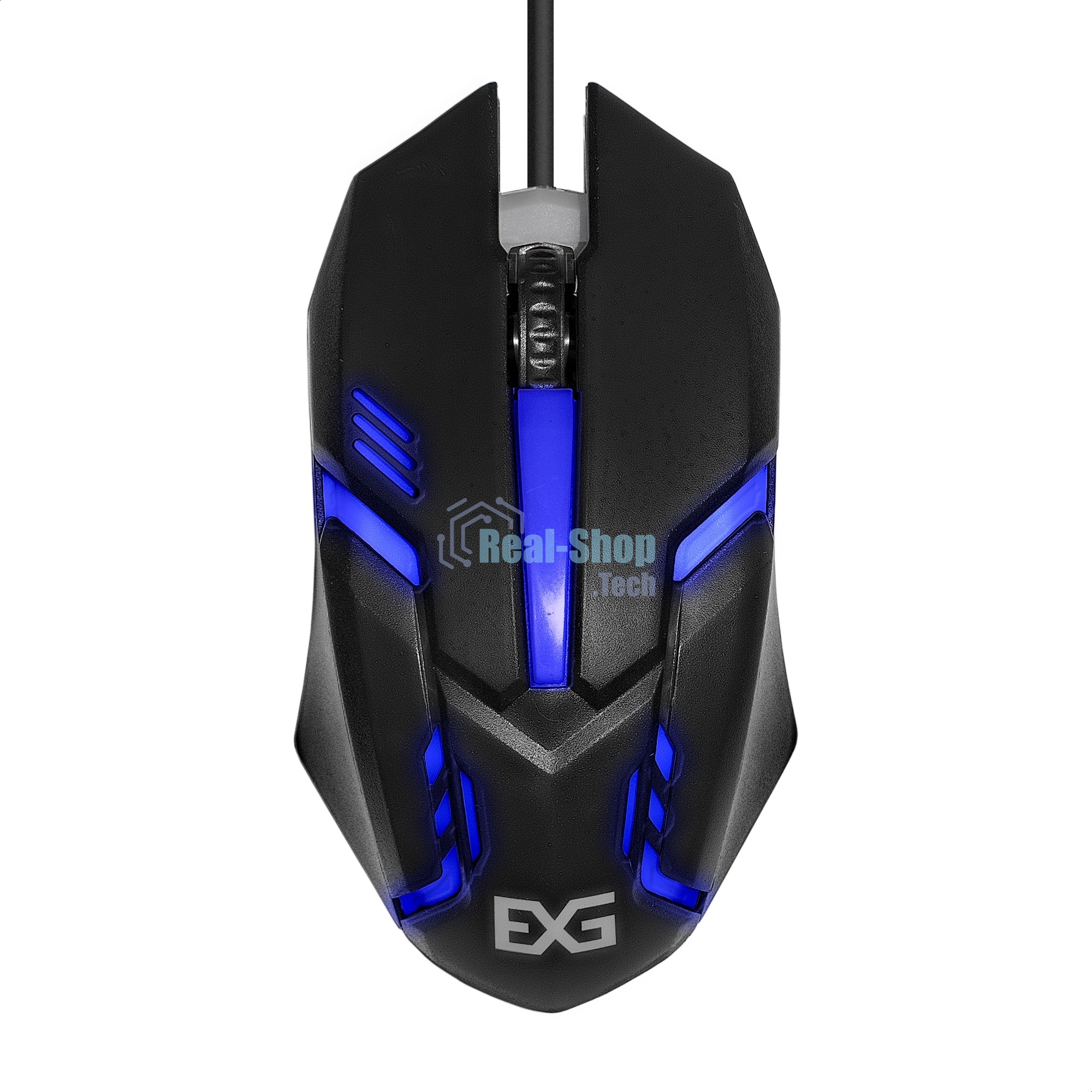 Комплект клавиатура+мышь ExeGate MK140 проводной, USB, 1000 DPI, чёрный/белый