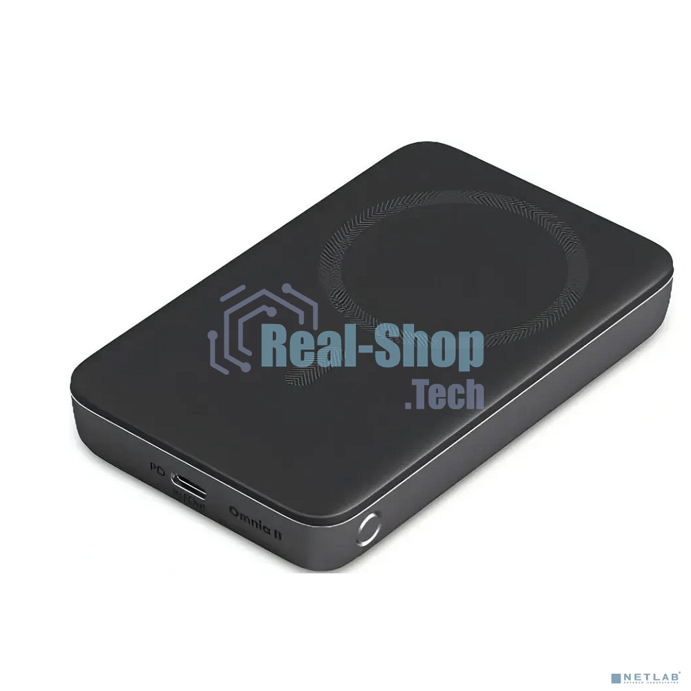 Портативный аккумулятор Aukey Magnetic2 10000 Qi2 черный