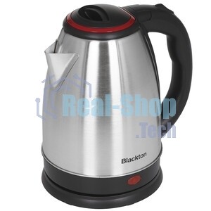 Электрочайник Blackton Bt KT1810S сталь-красный, 1.8 л, 1850 Вт, скрытый нагревательный элемент