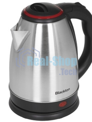 Электрочайник Blackton Bt KT1810S сталь-красный, 1.8 л, 1850 Вт, скрытый нагревательный элемент