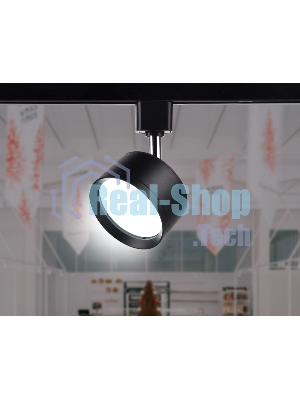 Трековый однофазный светильник Ambrella light GL5357 BK черный GX53 max 12W