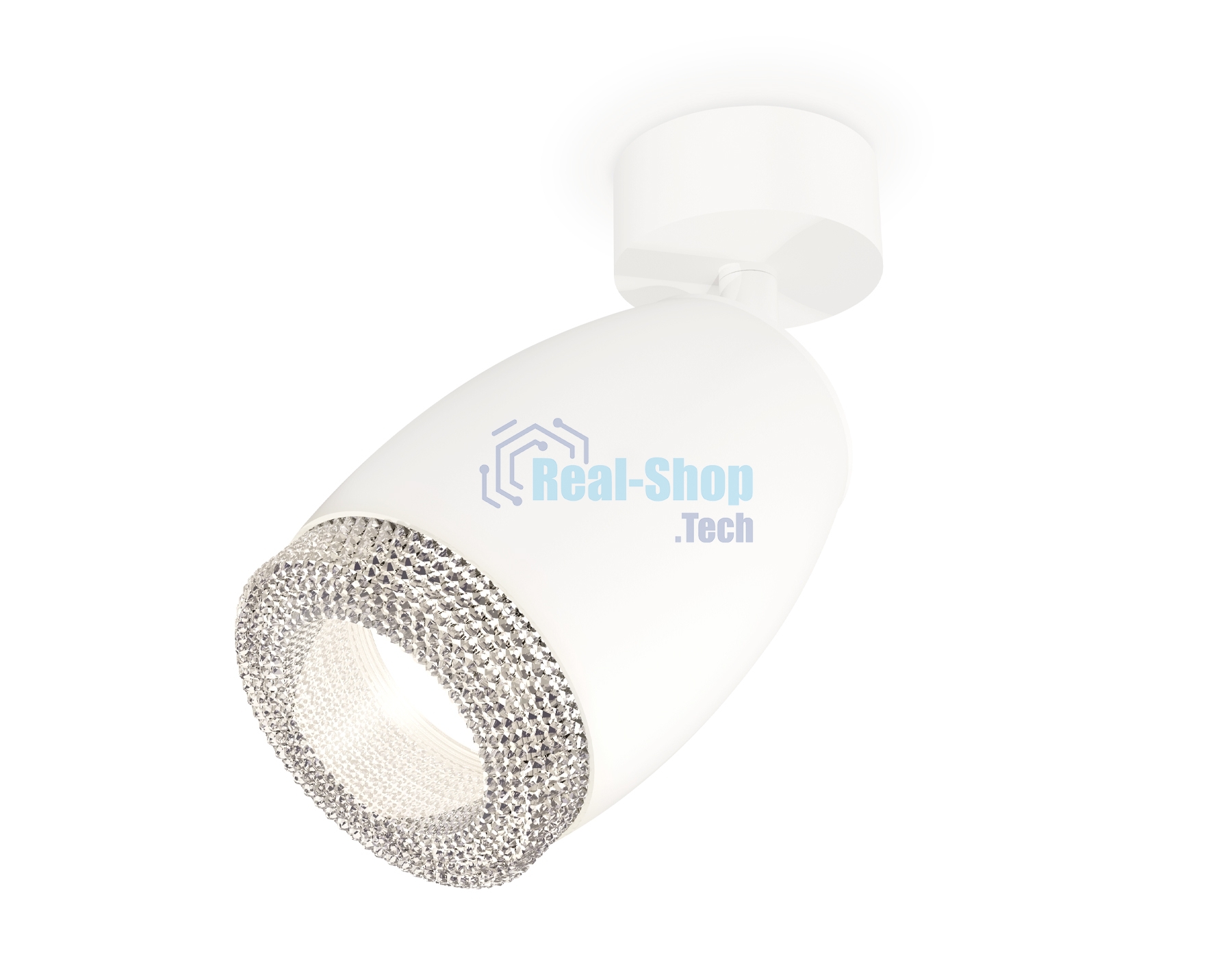 Комплект поворотного светильника Ambrella light XM1122002 SWH/CL белый песок/прозрачный MR16 GU5.3 (A2202, C1122, N7191)