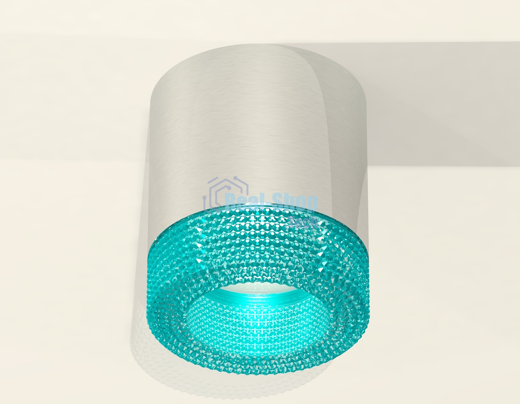 Светильник Ambrella Light XS7405005 PSL/BL серебро полированное/голубой MR16 GU5.3 (C7405, N7194)
