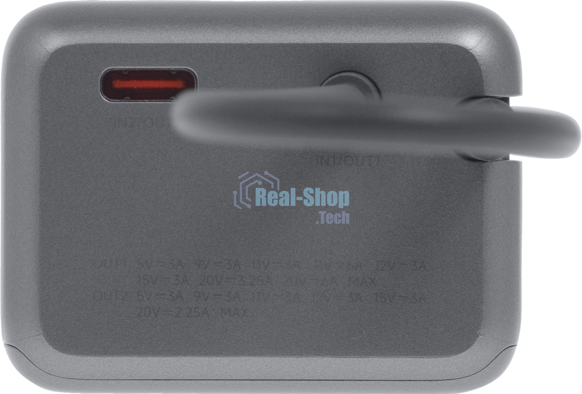 Портативный аккумулятор Xiaomi BHR9361GL 10000mAh QC/PD 165W 6A USB-C серый