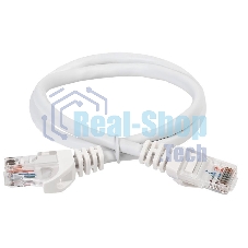 Коммутационный шнур кат. 6 UTP PVC 5м белый | PC08-C6U-5M | ITK