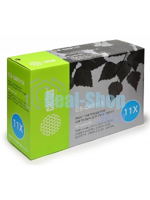 Картридж лазерный Cactus CS-Q6511X черный (12000 стр.) для HP LaserJet 2410/2420/2420DN/2430