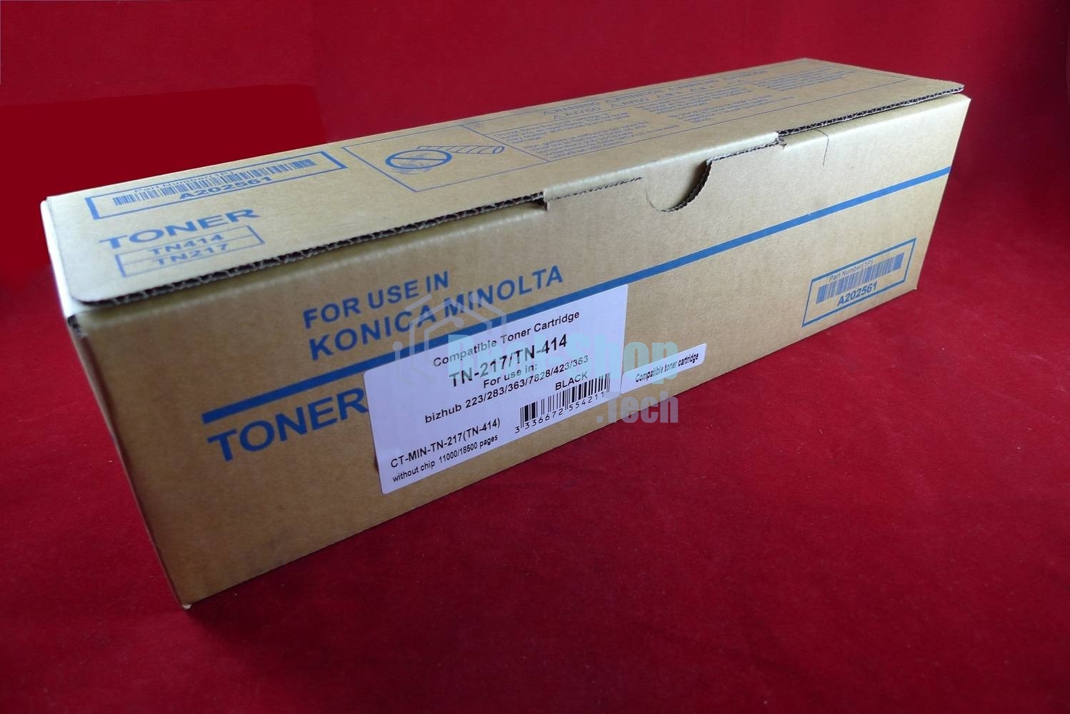 Тонер Konica-Minolta bizhub 223/283/363/423 TN-217/TN-414 (туба, 512г) JPN