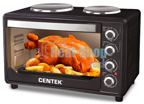 Мини-печь Centek CT-1530-36 PLATE черный