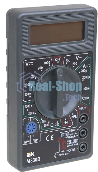 Мультиметр Iek TMD-2B-830 цифровойUniversal M830B IEK