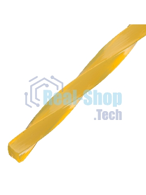 Леска для триммера Denzel витой квадрат, 2,4мм х 243м, на DIN катушке FLEX CORD