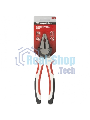 Плоскогубцы Matrix Premium, 200 мм, трехкомпонентные рукоятки