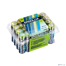 Элемент питания алкалиновый Ergolux LR6 Alkaline BP-24 (уп.24шт)