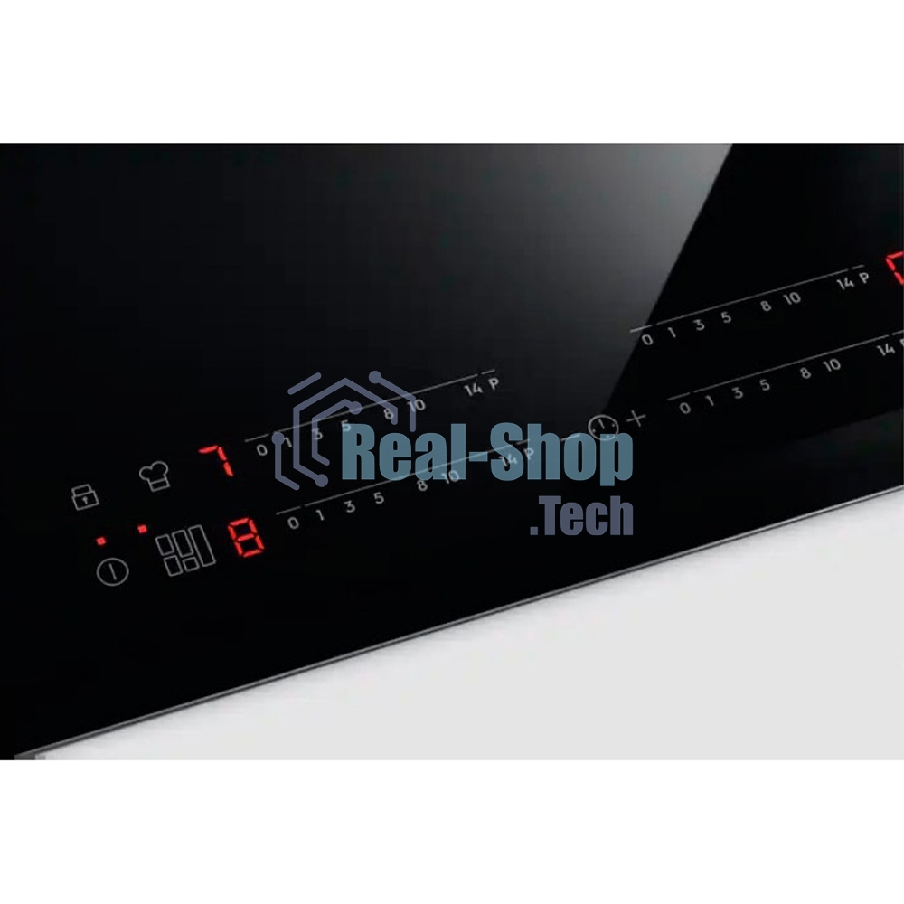 Индукционная варочная панель Electrolux CIV634 на 4 конфорки, cтеклокерамика, мощность: 7200 Вт, независимая установка, слайдерное управление,размеры (ШхГ): 59x52 см