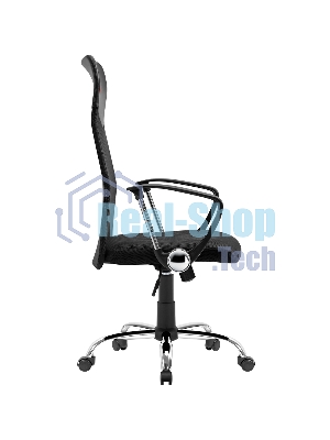 Кресло Defender ATX черный, сетка, 120 кг, механизм качания