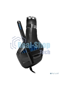 Гарнитура проводная игровая CROWN CMGH-2001 Black&blue