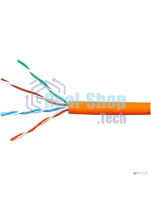 Кабель Cablexpert UPC-5051E-LSZH-4-CU indoor, UTP-LSZH 4x2x0.51, медный, кат.5e, однож., 305м, box, оранжевый