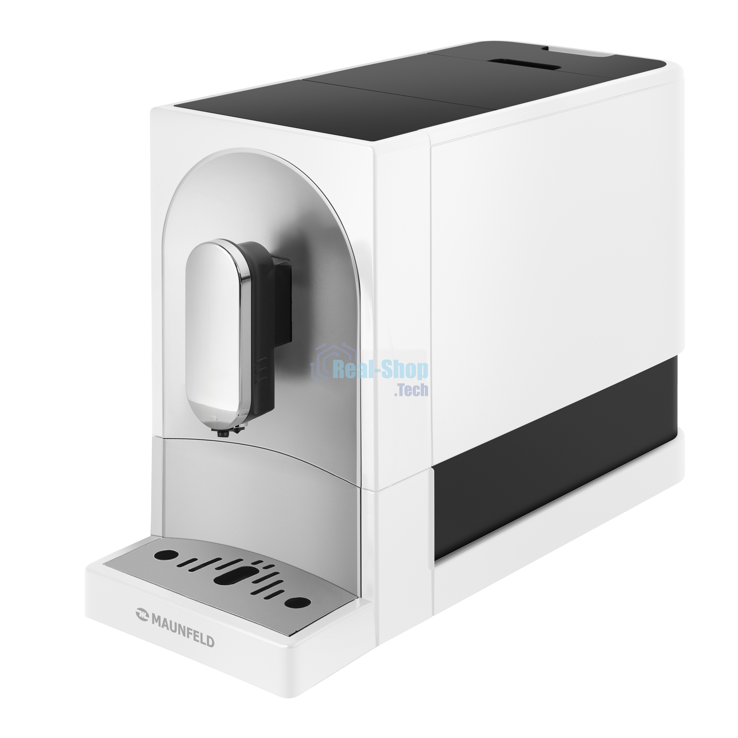 Кофемашина автоматическая Maunfeld MF-A8021CWH белый, исп. кофе - зерновой, 1.1 л, 1470 Вт, 19 бар