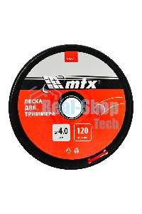 Леска для триммера MTX круглая 4,0 мм х 120 м, на катушке