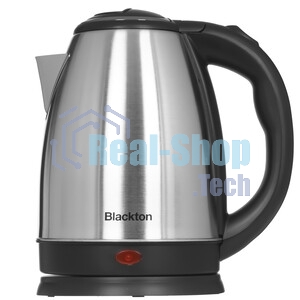 Электрочайник Blackton Bt KT1810S сталь-красный, 1.8 л, 1850 Вт, скрытый нагревательный элемент