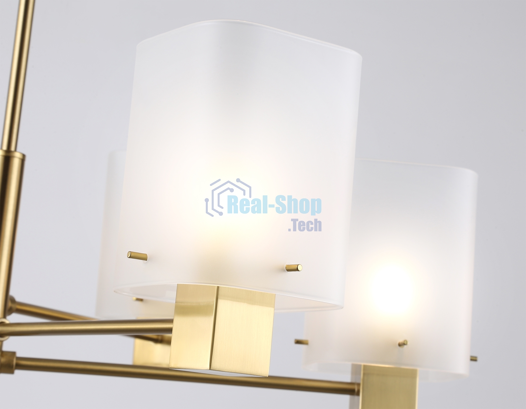 Люстра Ambrella light LH57031/6 BS/SM латунь/дымчатый E14/6 max 40W D690*690