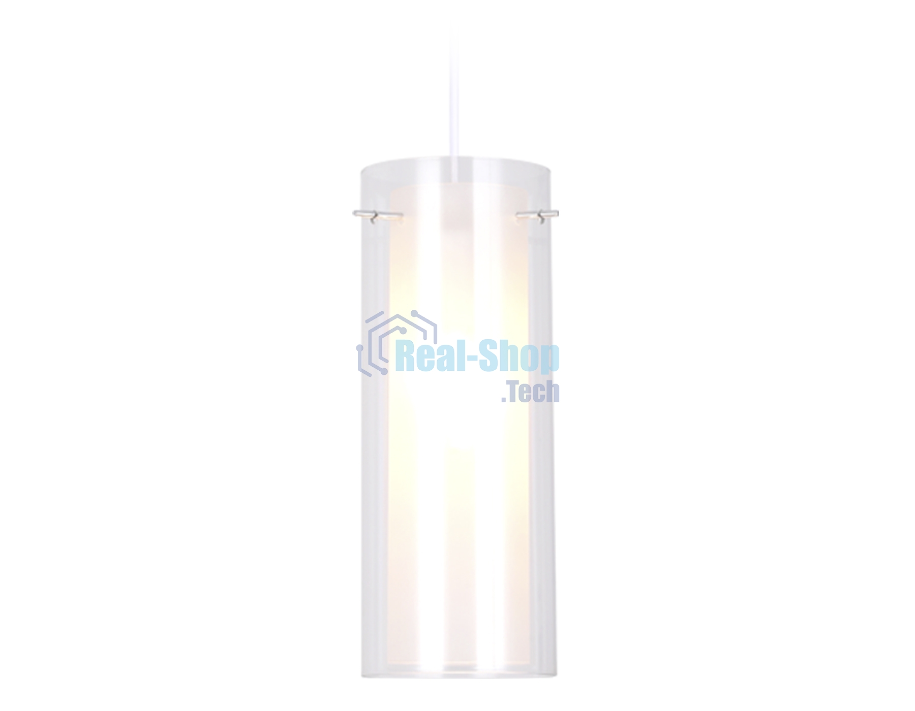 Светильник Ambrella light TR3672 CH/CL/FR хром/прозрачный/белый матовый E14 max 40W D110*1000