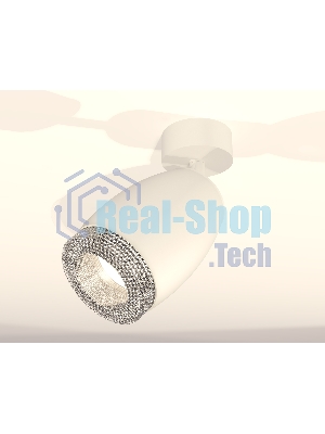 Комплект поворотного светильника Ambrella light XM1122002 SWH/CL белый песок/прозрачный MR16 GU5.3 (A2202, C1122, N7191)