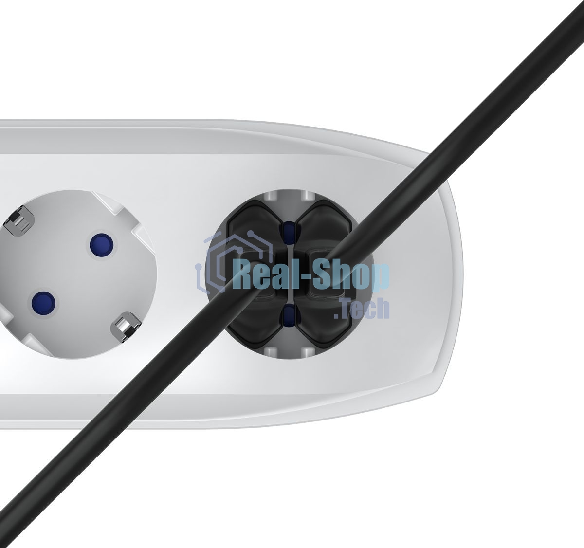 Сетевой фильтр Pilot PRO USB 1.8 м, 6 розеток, серый, коробка