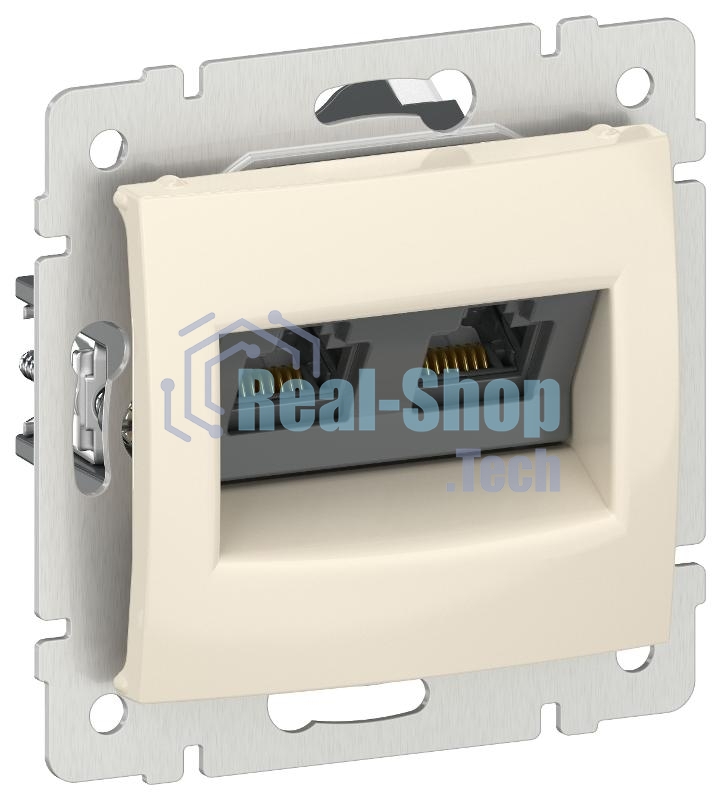 Valena Слоновая кость Розетка компьютерная 2-я RJ45 кат.5Е UTP  | 6956261 | IEK