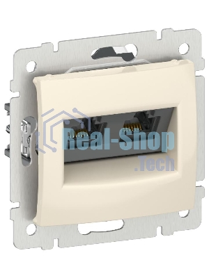 Valena Слоновая кость Розетка компьютерная 2-я RJ45 кат.5Е UTP  | 6956261 | IEK