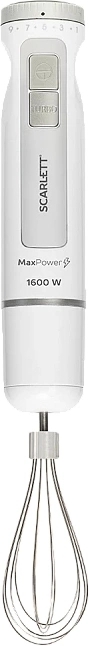 Блендер погружной Scarlett SC-HB42F29 1600Вт белый/серебристый