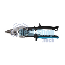 Ножницы по металлу Gross 78327 PIRANHA 230 мм, прямой усиленный рез, рычажный механизм, двухкомп рук