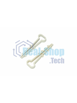 Дюбель-хомут нейлоновый прямоугольный PROconnect 5-10 мм, белый, упаковка 100 шт.