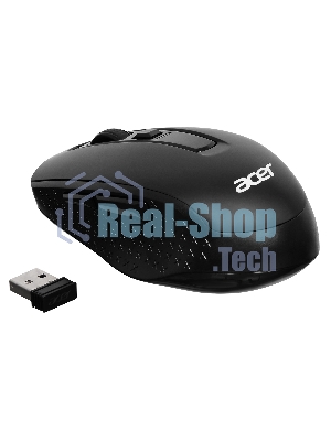 Мышь беспроводная Acer OMR060 черный, 1600 dpi, радиоканал, USB, кнопки - 6