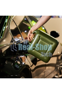 Канистра Rexant для ГСМ и технических жидкостей, вертикальная 10 л, пластиковая, усиленная