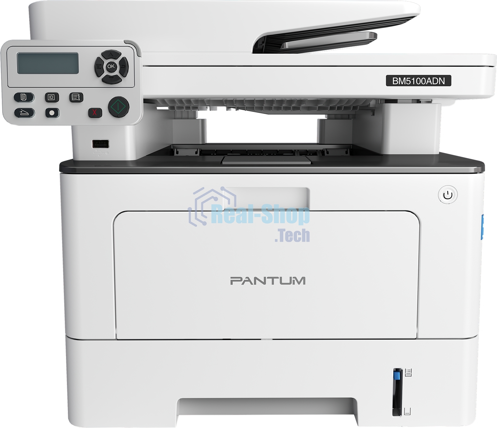 МФУ лазерное Pantum BM5100ADN, A4, ч/б, печ. до 40 стр/мин., скан. до 24 стр/мин., 1200 x 1200 dpi, USB, RJ-45