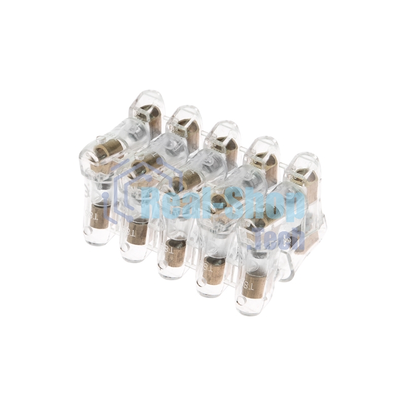 Концевой зажим винтовой изолированный Rexant КЗВИ 4 мм (5х1) (20 шт./уп.)