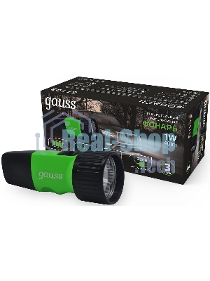 Фонарь ручной модель Gauss GFL103 1W 40lm NI-MH 250mAh LED 1/12/72