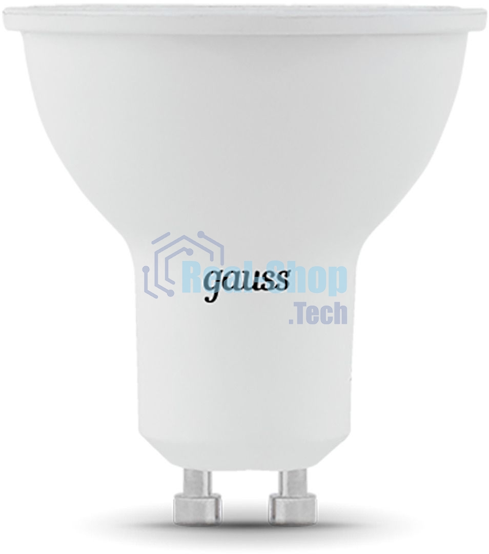 Лампа cветодиодная Gauss MR16 9W 830lm 3000K GU10 LED 1/10/100