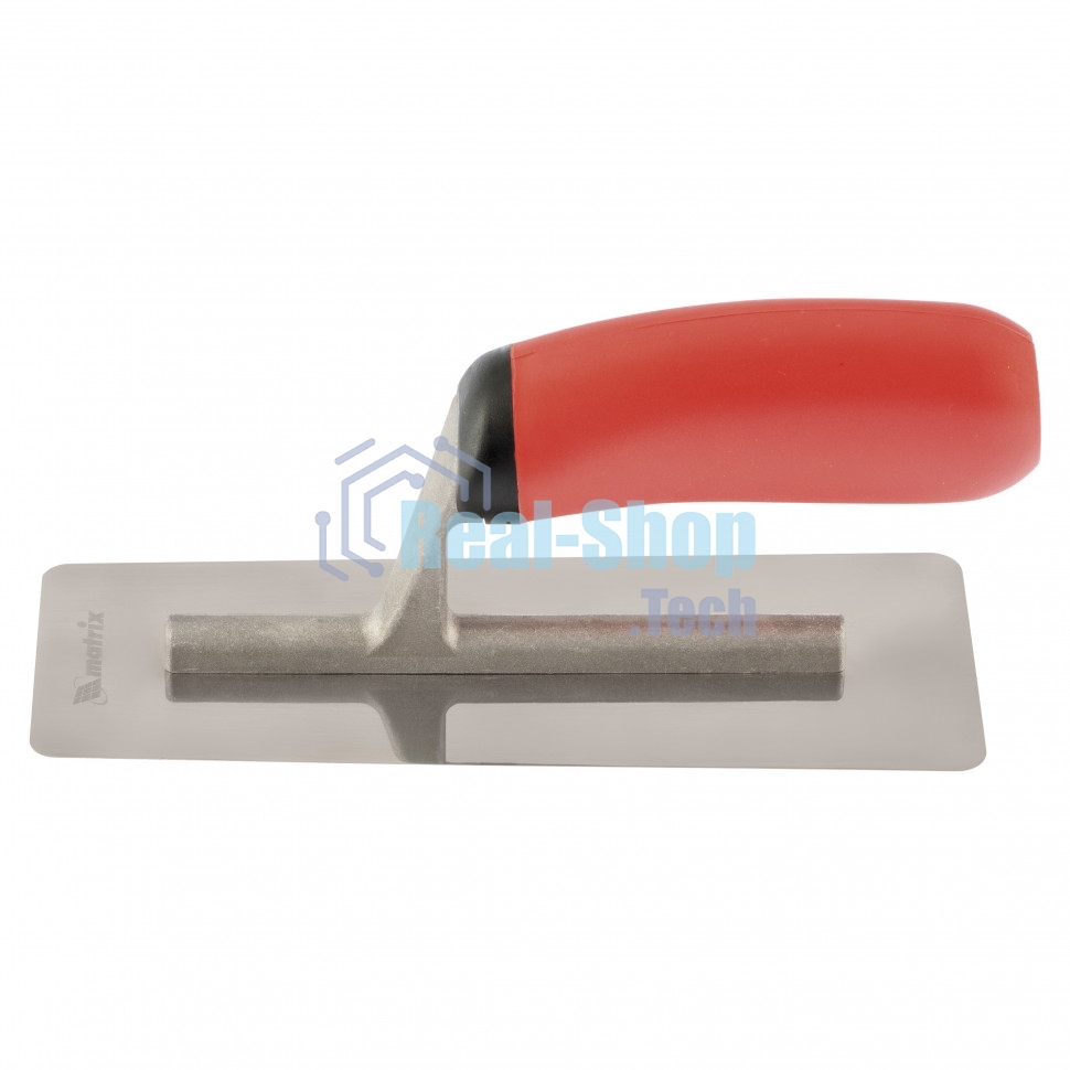 Кельма для венецианской штукатурки Matrix, нержавеющая сталь, 240 х 100 мм., 2-комп. ручка