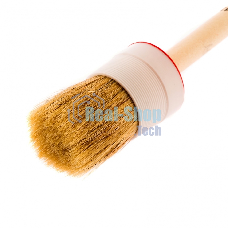 Кисть круглая MTX 82082 №12 (45 мм), натуральная щетина, деревянная ручка