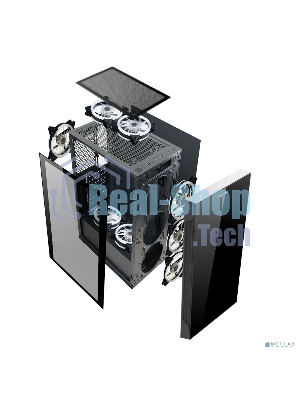 Компьютерный корпус Ginzzu CL280 FAN 12CM RGb*4 USB3.0 Window