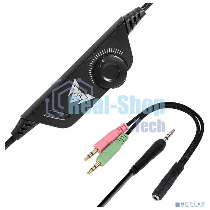 Гарнитура проводная игровая CROWN CMGH-2001 Black&blue