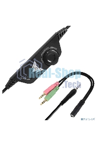 Гарнитура проводная игровая CROWN CMGH-2001 Black&blue